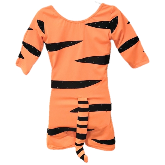 Custom Tigger Acro / Dance Theatre Costume - Child Intermediate - Picture 4 of 5